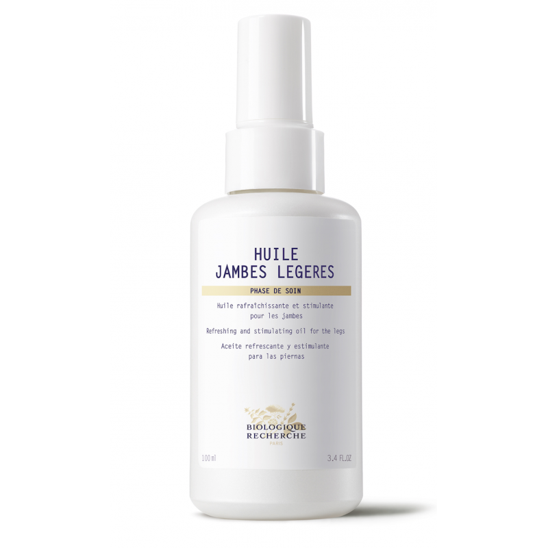 Huile rafraîchissante et stimulante pour les jambes